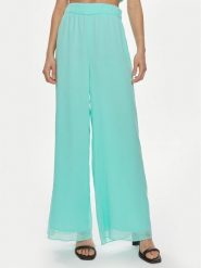 Patrizia Pepe Spodnie materiałowe 2P1584/A061-CA03 Turkusowy Relaxed Fit. Niebieskie spodnie materiałowe damskie Patrizia Pepe, bez wzorów, z materiału. Za 559.99 zł.