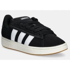 Buty ADIDAS GRAND COURT ALPHA 0 Czarny. Czarne obuwie sportowe damskie Adidas, bez wzorów, ze skóry, bez zapięcia. Za 383.00 zł.