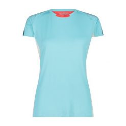 Koszulka damska CMP. Brązowe bluzki damskie CMP, bez wzorów, z materiału, sportowe, bez kołnierzyka, bez ramiączek. Za 143.50 zł.