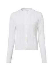 Marie Lund Kardigan Kobiety Bawełna biały, L. Białe kardigany damskie Marie Lund, l, bez wzorów, z bawełny, bez kołnierzyka. Za 249.95 zł.