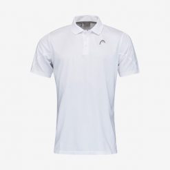 Koszulka polo męska CLUB 22 Tech. Białe koszulki sportowe męskie Head, m, bez wzorów, z materiału, bez ramiączek, tenisowe. Za 159.99 zł.