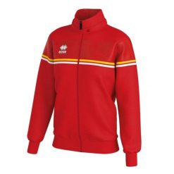 Kurtka damska Errea diana. Czerwone kurtki sportowe damskie ERREA, l, bez wzorów, z bawełny, bez ramiączek, bez kaptura, na fitness i siłownię. Za 91.50 zł.