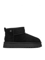 Nine West Śniegowce CEO-MENA-01 Czarny. Czarne śniegowce damskie Nine West, ze skóry, bez zapięcia. Za 259.99 zł.
