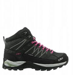 Buty trekkingowe damskie CMP Rigel Mid szary 37 (3Q12946-74US). Szare obuwie trekkingowe damskie CMP, bez zapięcia. Za 413.18 zł.