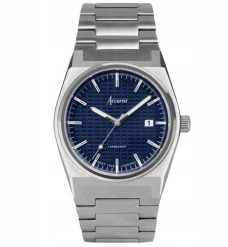 Zegarek Zegarek męski Accurist 70019 srebrny. Szare zegarki męskie NoName, bez wzorów, srebrne. Za 715.00 zł.