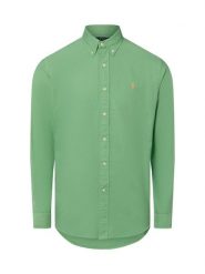 Polo Ralph Lauren koszula casual Mężczyźni Regular Fit Bawełna zielony, M. Zielone koszule męskie Polo Ralph Lauren, m, bez wzorów, z bawełny, casualowe, bez kołnierzyka, bez ramiączek. Za 549.95 zł.