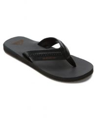 Sandały dla Mężczyzn CARVER NATURAL Czarny. Czarne sandały męskie Quiksilver, bez wzorów, z gumy, bez zapięcia. Za 179.99 zł.