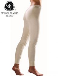 Legginsy sportowe damskie Woolona Oversize Merino. Brązowe legginsy damskie WOOLONA, bez wzorów, z materiału. Za 162.00 zł.