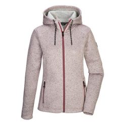 Bluza damska z kapturem Killtec Kow 5 Kntflc. Czerwone bluzy damskie KILLTEC, l, bez wzorów, bez ramiączek, z kapturem. Za 363.00 zł.
