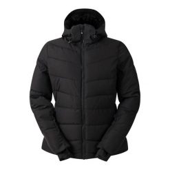 Damska Kurtka Narciarska Glacier. Czarne kurtki sportowe damskie Dare 2B, na zimę, bez wzorów, bez ramiączek, bez kaptura, narciarskie. Za 513.99 zł.