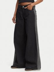 Adidas Jeansy Firebird Adilenium KD2905 Czarny Wide Leg. Czarne jeansy damskie Adidas, bez wzorów, z bawełny. Za 479.99 zł.