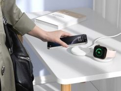 Conceptronic GORGON04W ładowarka do urządzeń przenośnych Smartfon, Smartwatch Biały Prąd przemienny Bezprzewodowe ładowanie Wewnętrzna. Białe zegarki smartwatch No Name, bez wzorów. Za 207.99 zł.