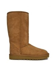 Ugg Śniegowce W Classic Tall II 1016224 Brązowy. Brązowe śniegowce damskie UGG, ze skóry, bez zapięcia. Za 1,209.00 zł.