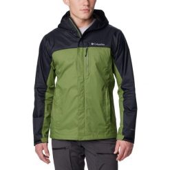 Kurtka Sportowa Z Kapturem Męska Columbia Pouring Adventure. Zielone kurtki sportowe męskie Columbia, m, bez wzorów, z kapturem. Za 433.99 zł.
