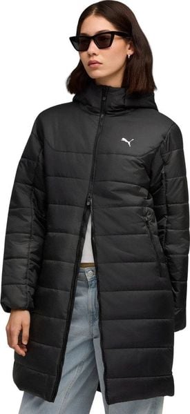 Kurtka damska Puma ESS Hooded Padded Parka czarna 685232 01 L. Czarne parki damskie Puma, l, bez wzorów, bez kaptura. Za 518.99 zł.