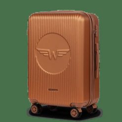Walizka średnia Wings Swallow 3.0 BROWN 24". Brązowe walizki damskie Wings, bez wzorów, z kauczuku, średnie. Za 229.90 zł.
