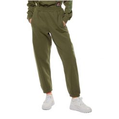 Spodnie dresowe damskie Ellesse Darus Jog joggery. Zielone spodnie sportowe damskie Ellesse, na zimę, bez wzorów, z bawełny, sportowe, do biegania. W wyprzedaży za 145.00 zł.
