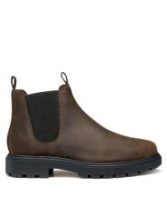 Geox Sztyblety U Spherica Ec7 U46FRA 000FF C6010 Brązowy. Brązowe botki męskie Geox, bez wzorów, ze skóry, bez obcasa, bez zapięcia. Za 549.99 zł.