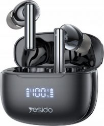 Słuchawki Yesido yesido Słuchawki TWS23 (ANC) LED BT 5.3 BLACK / CZARNY. Czarne słuchawki bezprzewodowe Yesido. Za 124.73 zł.