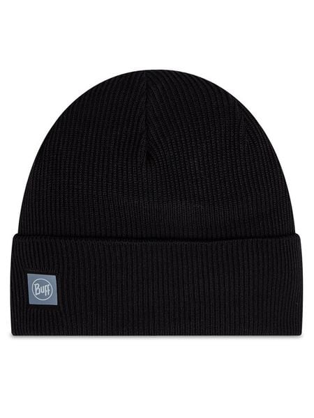 Buff Czapka Crossknit 132891.999.10.00 Czarny. Czarne czapki damskie Buff, na zimę, bez wzorów, z materiału. Za 159.99 zł.