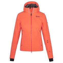Kurtka narciarska damska Kilpi CORTINI-W. Brązowe kurtki sportowe damskie Kilpi, s, bez wzorów, z materiału, bez ramiączek, z kapturem, narciarskie, Dermizax. Za 844.50 zł.