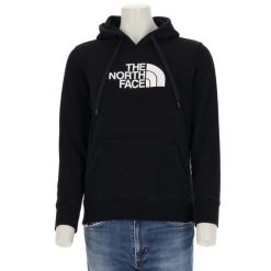 Second life - The North Face bluza damska z kapturem czarna - Jak nowy. Czarne bluzy damskie The North Face, l, bez wzorów, eleganckie, bez ramiączek, z kapturem. Za 127.76 zł.