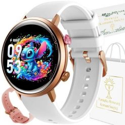 Zegarek SMARTWATCH KOMUNIA Rubicon RNCF29 z dwoma paskami. Zegarki smartwatch Rubicon, bez wzorów. Za 269.00 zł.