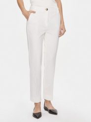 Marella Chinosy Matteo 2413781014 Biały Slim Fit. Białe spodnie materiałowe damskie Marella, bez wzorów, z syntetyku. Za 669.99 zł.