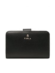 Furla Portfel Camelia WP00314-ARE000-O6000-1-007-20-CN-P Czarny. Czarne portfele damskie Furla, ze skóry. Za 519.99 zł.