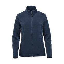 Damska Kurtka Narvik Soft Shell. Niebieskie kurtki sportowe damskie STORMTECH, xl, bez wzorów, bez ramiączek, bez kaptura, trekkingowe. Za 334.99 zł.