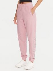 DKNY Sport Spodnie dresowe DP5P3737 Różowy Regular Fit. Czerwone spodnie dresowe damskie DKNY Sport, bez wzorów, z dresówki, sportowe. Za 309.99 zł.