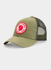 Czapka z daszkiem Fjallraven 1960 Logo Langtradarkeps. Zielone czapki damskie Fjällräven, na lato, bez wzorów, z bawełny, eleganckie. Za 218.25 zł.