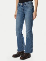 Guess Jeansy W6BAJ7 D2094 Niebieski Bootcut Fit. Niebieskie jeansy damskie Guess, z aplikacjami, z jeansu. Za 524.99 zł.
