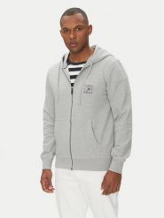Tommy Hilfiger Bluza MW0MW39250 Szary Regular Fit. Szare bluzy męskie Tommy Hilfiger, m, bez wzorów, z bawełny, bez ramiączek, bez kaptura. Za 339.99 zł.