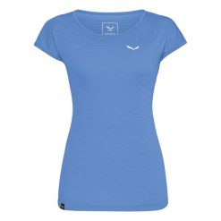 T-shirt damski Salewa Puez. Zielone t-shirty damskie Salewa, m, bez wzorów, z materiału, bez kołnierzyka, bez ramiączek. Za 180.50 zł.