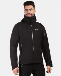 Męska wodoodporna kurtka hardshell Kilpi MAMBA-M. Czarne kurtki sportowe męskie Kilpi, l, bez wzorów, z hardshellu, bez kaptura, trekkingowe. Za 1,145.01 zł.