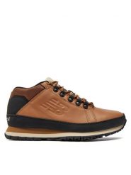 New Balance Trzewiki H754TB Brązowy. Brązowe botki męskie New Balance, bez wzorów, ze skóry, bez obcasa, bez zapięcia. Za 399.99 zł.