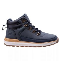 Buty Hi-Tec Herlen Mid Teen Jr 92800453294 niebieskie. Niebieskie obuwie trekkingowe damskie z gumy, bez zapięcia. Za 227.26 zł.