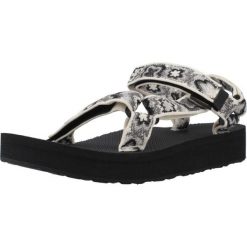 Sandały TEVA W MIDFORM UNIVER Czarny. Czarne sandały damskie Teva, bez wzorów, z tkaniny, bez obcasa, bez zapięcia. Za 262.99 zł.