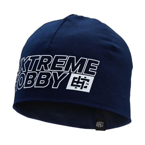 Czapka zimowa męska beanie EXTREME HOBBY BLOCK 2025. Niebieskie czapki męskie EXTREME HOBBY, na zimę, bez wzorów, z bawełny. Za 69.00 zł.