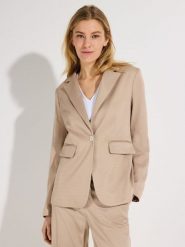 More & More Marynarka Kobiety beżowy, 36. Brązowe marynarki i żakiety damskie More & More, bez wzorów, eleganckie, bez kołnierzyka, bez ramiączek. Za 479.95 zł.