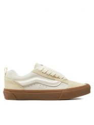 Vans Tenisówki Knu Skool VN0009QCDBS1 Beżowy. Brązowe trampki i tenisówki damskie Vans, bez wzorów, z materiału, bez zapięcia. Za 249.99 zł.