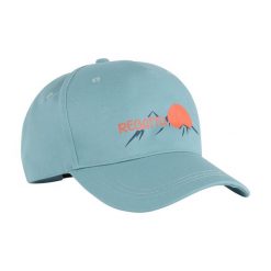 Czapka Z Daszkiem Unisex Dla Dorosłych Z Logo. Niebieskie czapki damskie Regatta, bez wzorów, sportowe. Za 54.99 zł.