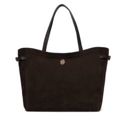 Torebka BOSS. Brązowe shopperki damskie Boss, bez wzorów, bez dodatków. Za 1,999.00 zł.