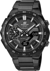 Zegarek sportowy EDIFICE Casio Edifice ECB-2200DC-1AEF BLUETOOTH100m czarny. Czarne zegarki sportowe EDIFICE, bez wzorów. Za 1,259.00 zł.