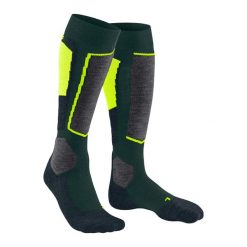 Podkolanówki Falke SK2 Intermediate. Zielone skarpety męskie Falke, bez wzorów. Za 191.50 zł.