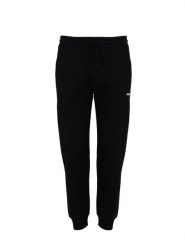 Les Hommes Spodnie "Jogging" | LBH4003700U | Mężczyzna | Czarny. Czarne spodnie materiałowe męskie Les Hommes, bez wzorów, z bawełny. W wyprzedaży za 499.00 zł.
