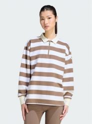 Adidas Bluza Essentials Contemporary French Terry Longsleeve KF6252 Brązowy Regular Fit. Brązowe bluzy damskie Adidas, l, bez wzorów, z bawełny, bez ramiączek, bez kaptura. Za 279.99 zł.