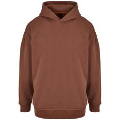 Bluza Z Kapturem Dla Dorosłych Unisex CutOn. Brązowe bluzy męskie BUILD YOUR BRAND, m, bez wzorów, z kapturem. Za 184.99 zł.