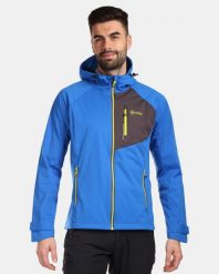 Męska kurtka softshell Kilpi BELTRA-M. Niebieskie kurtki męskie Kilpi, na jesień, m, bez wzorów, z materiału, klasyczne, bez kaptura. Za 473.69 zł.